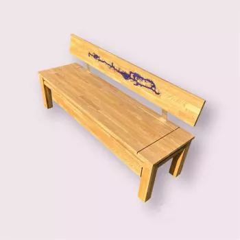 Liza in Eiche und Custom-Thunder-Lehne